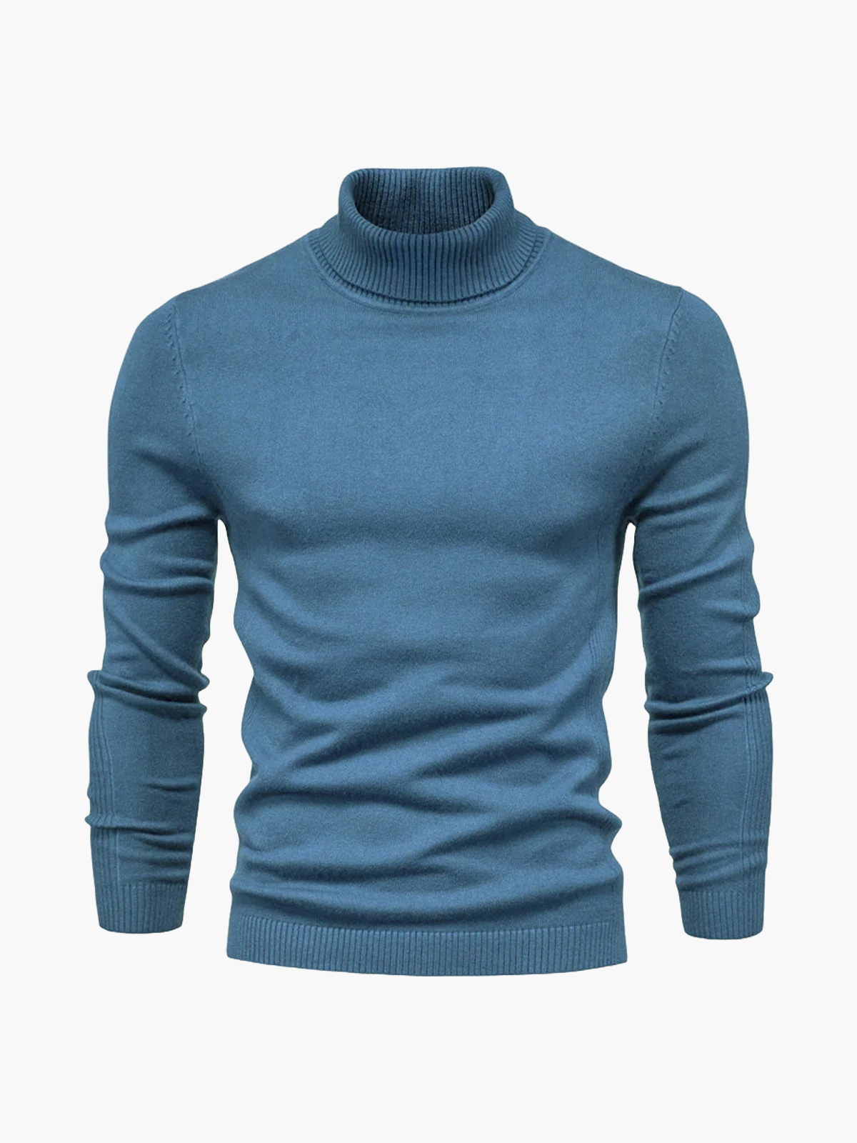 Men's Classic Turtleneck Pullover – Modern Elegant Style for Business and Casual