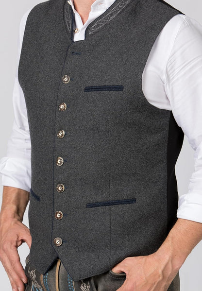 Men's Traditional Festive Waistcoat – Classic Bavarian Style for Oktoberfest and Special Occasions