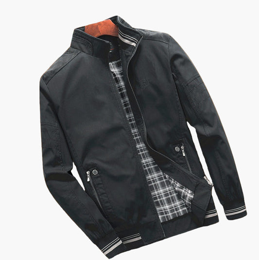 Men's Modern Bomber Jacket Lightweight Transitional Streetwear