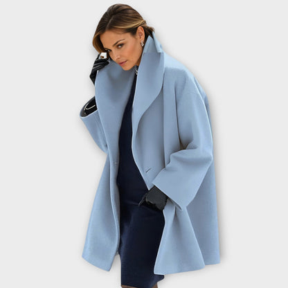Women's Oversized Elegant Lapel Coat – Modern Stylish Outerwear for Office, Formal, and Everyday Looks