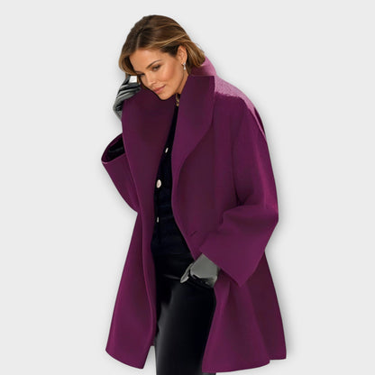Women's Oversized Elegant Lapel Coat – Modern Stylish Outerwear for Office, Formal, and Everyday Looks