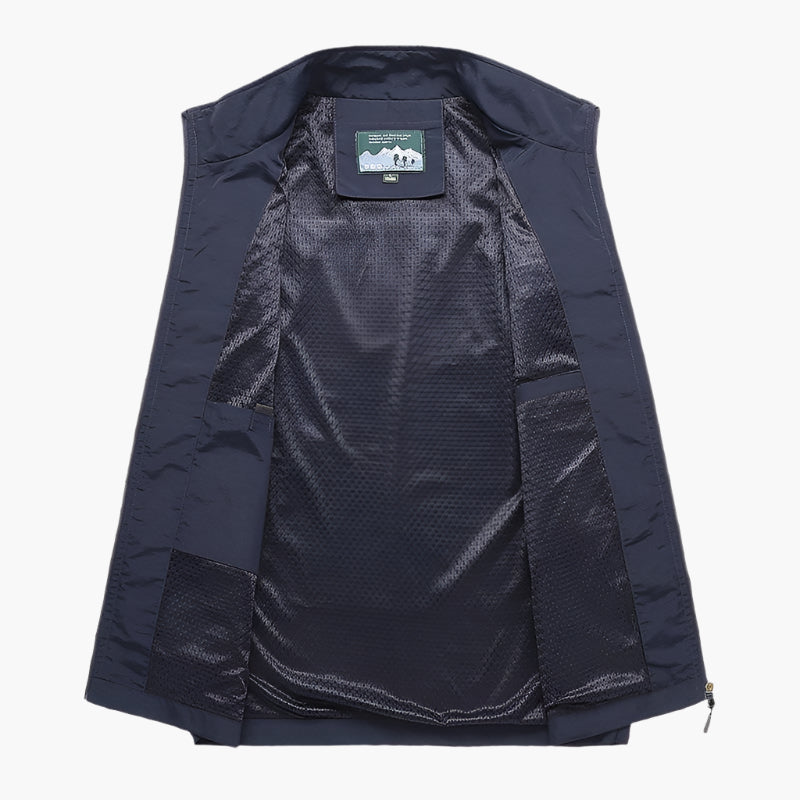 Men's Outdoor Utility Vest – Modern Sleeveless Casual for Hiking, Travel & Everyday