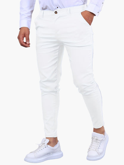 Men's Skinny Fit Chino Pants – Modern Smart Casual Trousers