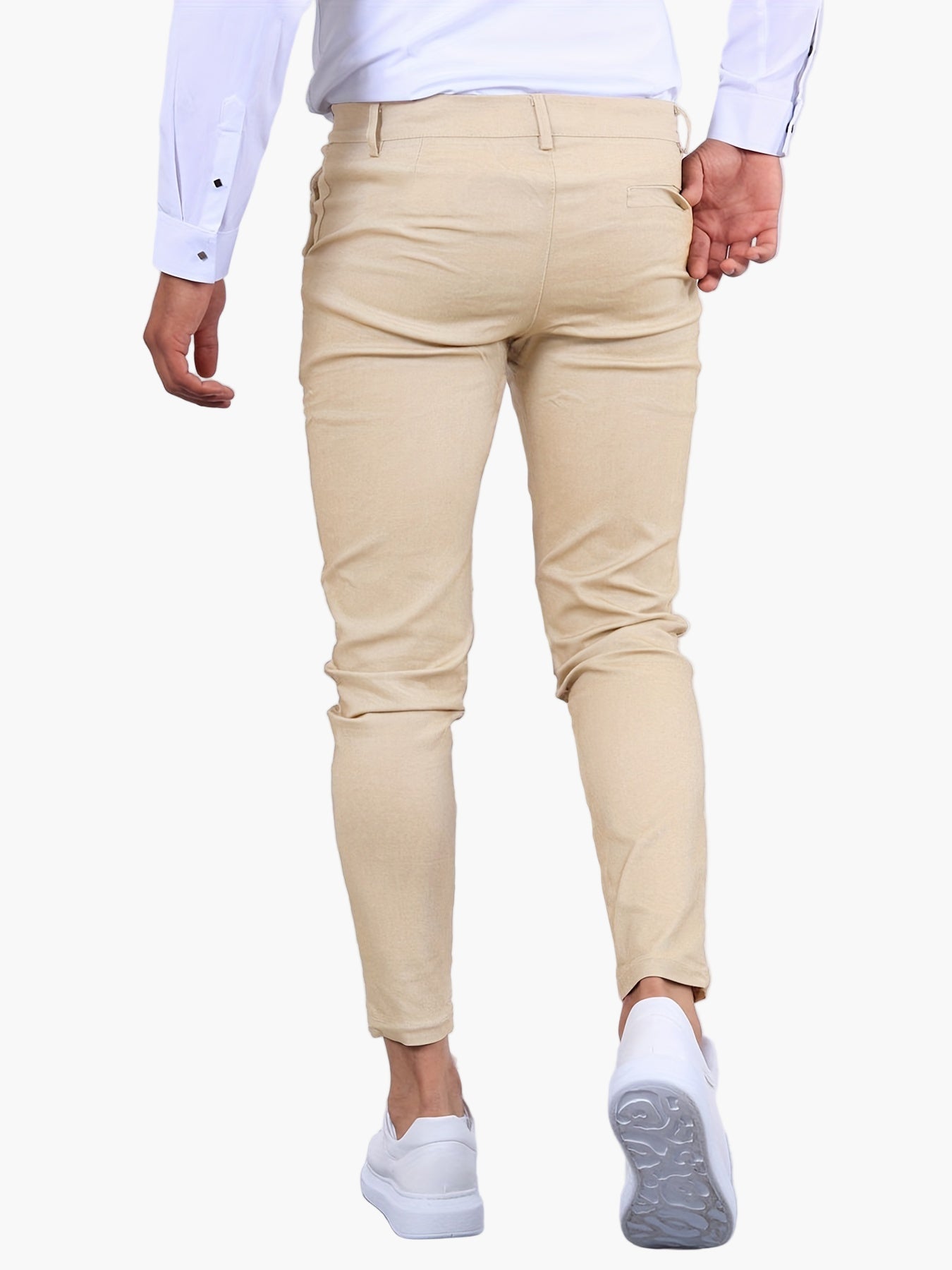 Men's Skinny Fit Chino Pants – Modern Smart Casual Trousers