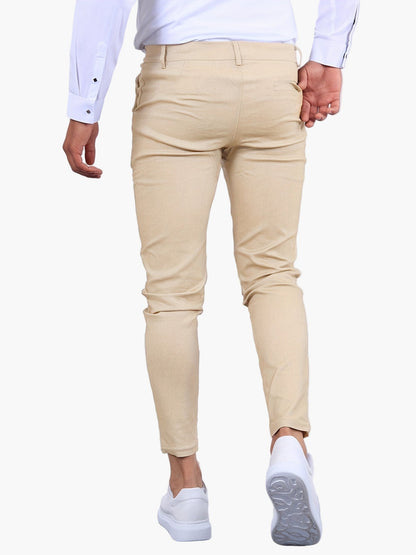 Men's Skinny Fit Chino Pants – Modern Smart Casual Trousers
