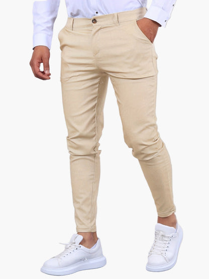 Men's Skinny Fit Chino Pants – Modern Smart Casual Trousers