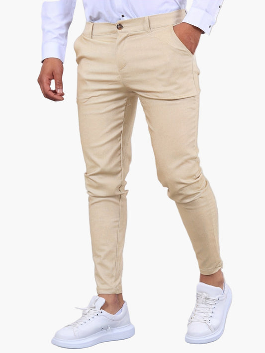 Men's Skinny Fit Chino Pants – Modern Smart Casual Trousers