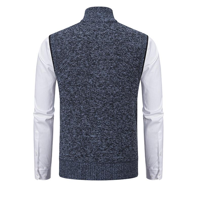 Men's Classic Business Casual Zip-Up Vest for Office and Everyday Style