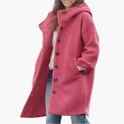 Women's Casual Long Winter Coat, Relaxed Fit, Versatile Everyday Style