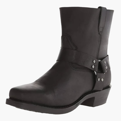Men's Western Ankle Boots – Vintage Cowboy Style for Everyday and Outdoor Adventure