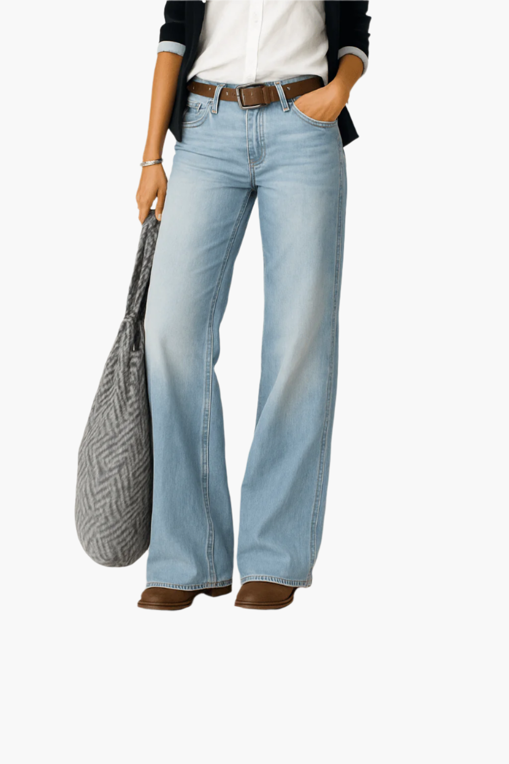 Women's Wide Leg Everyday Jeans – Modern Fit, Versatile Style