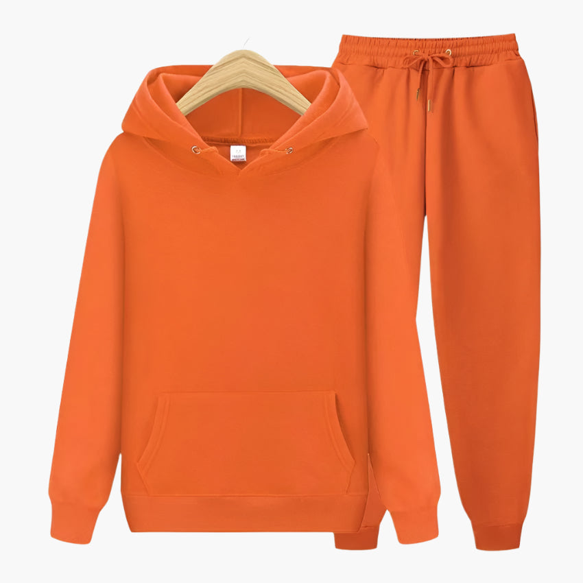 Men's Lounge & Casual Hoodie Jogger Set – Relaxed Fit Tracksuit for Everyday Comfort and Sports