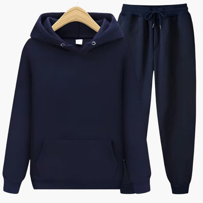 Men's Lounge & Casual Hoodie Jogger Set – Relaxed Fit Tracksuit for Everyday Comfort and Sports