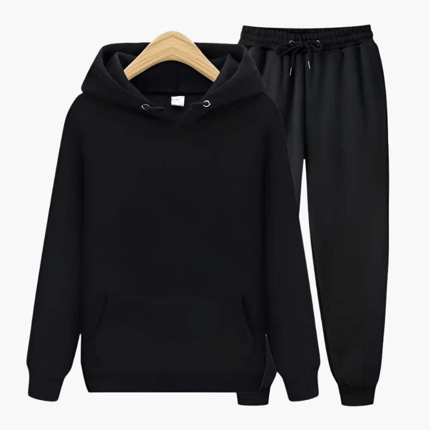 Men's Lounge & Casual Hoodie Jogger Set – Relaxed Fit Tracksuit for Everyday Comfort and Sports