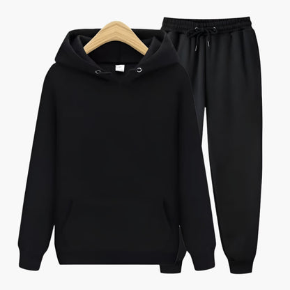 Men's Lounge & Casual Hoodie Jogger Set – Relaxed Fit Tracksuit for Everyday Comfort and Sports