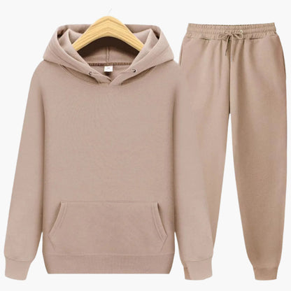 Men's Lounge & Casual Hoodie Jogger Set – Relaxed Fit Tracksuit for Everyday Comfort and Sports