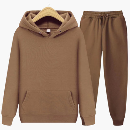 Men's Lounge & Casual Hoodie Jogger Set – Relaxed Fit Tracksuit for Everyday Comfort and Sports