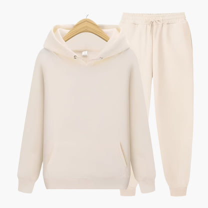 Men's Lounge & Casual Hoodie Jogger Set – Relaxed Fit Tracksuit for Everyday Comfort and Sports