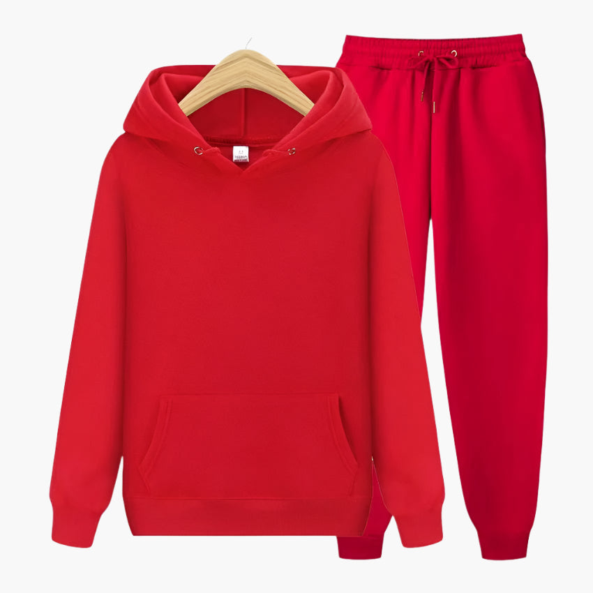 Men's Lounge & Casual Hoodie Jogger Set – Relaxed Fit Tracksuit for Everyday Comfort and Sports