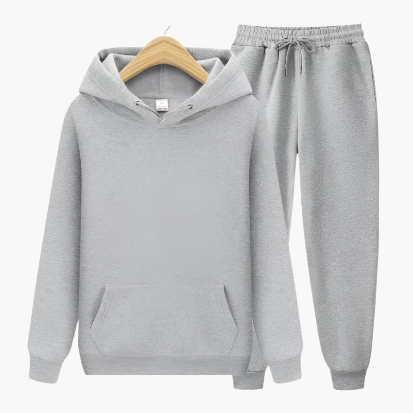 Men's Lounge & Casual Hoodie Jogger Set – Relaxed Fit Tracksuit for Everyday Comfort and Sports