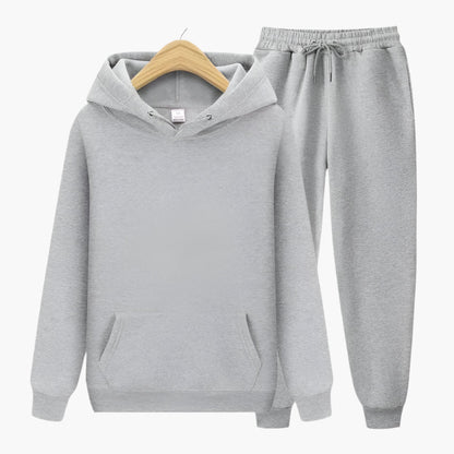 Men's Lounge & Casual Hoodie Jogger Set – Relaxed Fit Tracksuit for Everyday Comfort and Sports