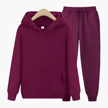 Men's Lounge & Casual Hoodie Jogger Set – Relaxed Fit Tracksuit for Everyday Comfort and Sports