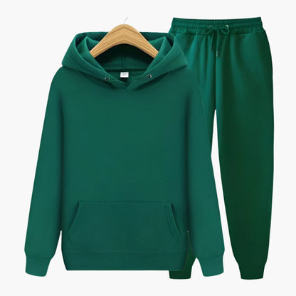 Men's Lounge & Casual Hoodie Jogger Set – Relaxed Fit Tracksuit for Everyday Comfort and Sports