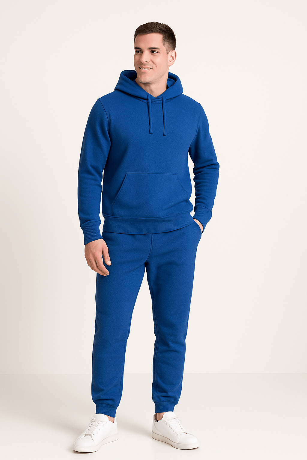 Men's Lounge & Casual Hoodie Jogger Set – Relaxed Fit Tracksuit for Everyday Comfort and Sports