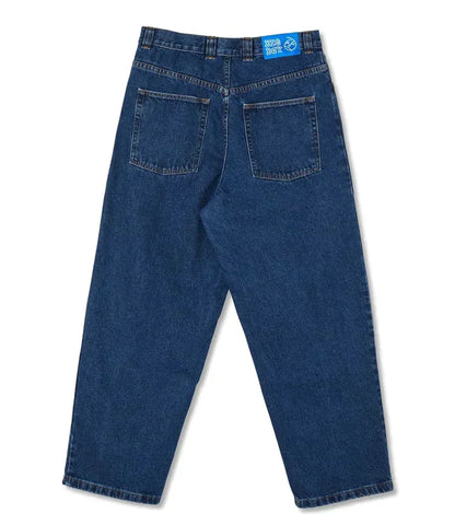 Men's Baggy Wide Fit Jeans for Urban Streetwear and Skateboarding