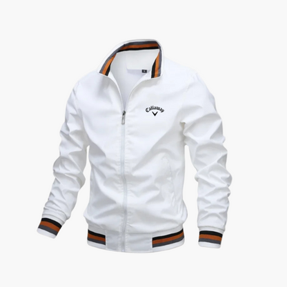 Men's Golf Windbreaker Jacket – Sporty Lightweight Windproof Casual Outerwear