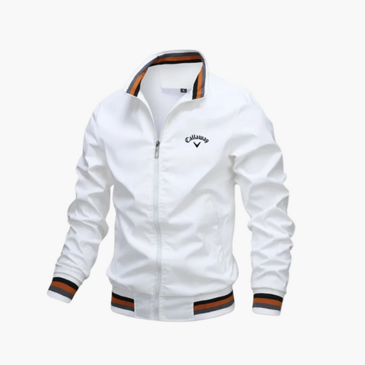 Men's Golf Windbreaker Jacket – Sporty Lightweight Windproof Casual Outerwear