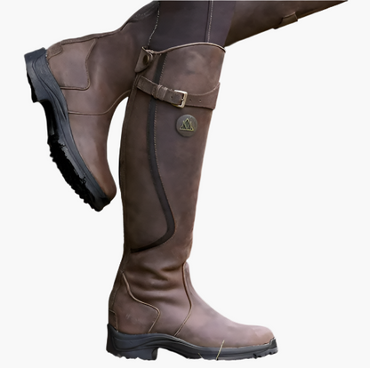 Women's Knee-High Outdoor and Riding Boots for All-Weather Comfort