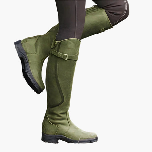 Women's Knee-High Outdoor and Riding Boots for All-Weather Comfort