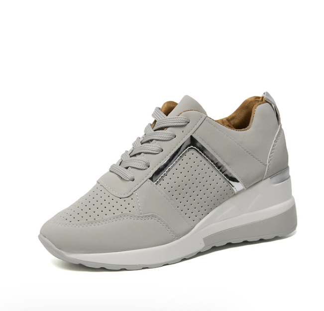 Women's Orthopedic Fashion Wedge Sneakers – Supportive Casual Walking Shoes